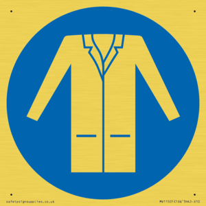 MV11501: Custom Mandatory: Wear a lab coat