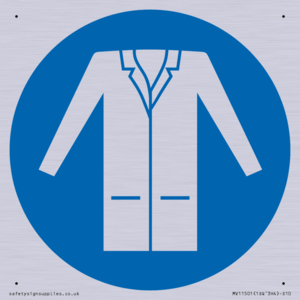 MV11501: Custom Mandatory: Wear a lab coat