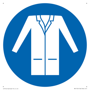 MV11501: Custom Mandatory: Wear a lab coat