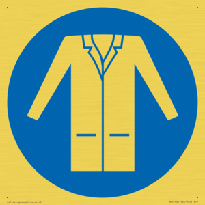 MV11501: Custom Mandatory: Wear a lab coat