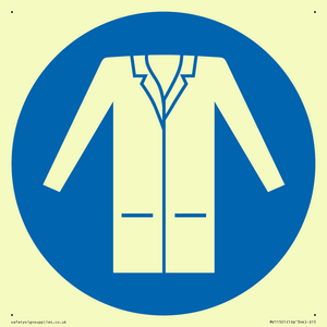 MV11501: Custom Mandatory: Wear a lab coat