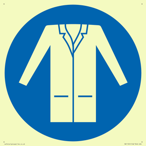 MV11501: Custom Mandatory: Wear a lab coat