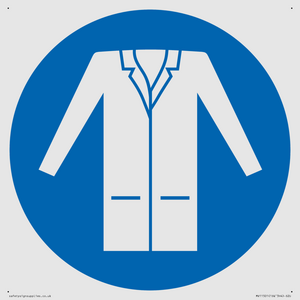 MV11501: Custom Mandatory: Wear a lab coat