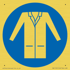 MV11501: Custom Mandatory: Wear a lab coat
