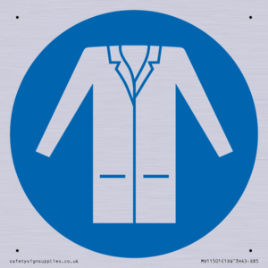 MV11501: Custom Mandatory: Wear a lab coat