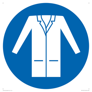 MV11501: Custom Mandatory: Wear a lab coat