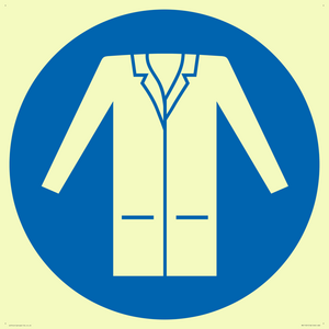 MV11501: Custom Mandatory: Wear a lab coat
