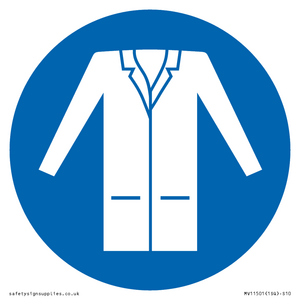 MV11501: Custom Mandatory: Wear a lab coat