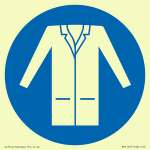 MV11501: Custom Mandatory: Wear a lab coat