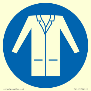 MV11501: Custom Mandatory: Wear a lab coat