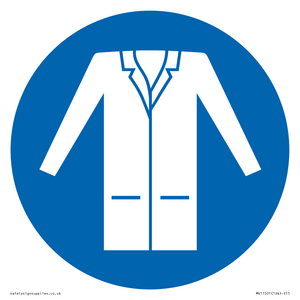 MV11501: Custom Mandatory: Wear a lab coat
