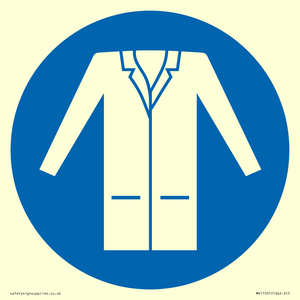 MV11501: Custom Mandatory: Wear a lab coat