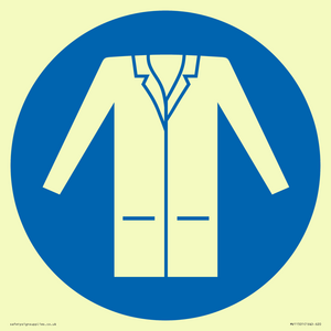 MV11501: Custom Mandatory: Wear a lab coat