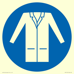 MV11501: Custom Mandatory: Wear a lab coat