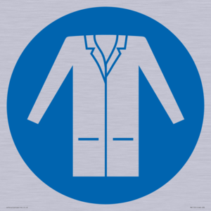 MV11501: Custom Mandatory: Wear a lab coat