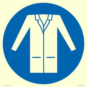 MV11501: Custom Mandatory: Wear a lab coat