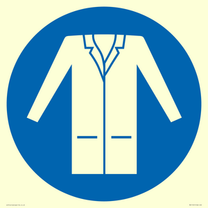 MV11501: Custom Mandatory: Wear a lab coat