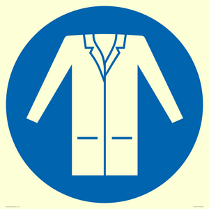 MV11501: Custom Mandatory: Wear a lab coat