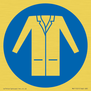 MV11501: Custom Mandatory: Wear a lab coat