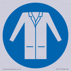 MV11501: Custom Mandatory: Wear a lab coat