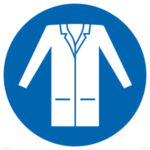 MV11501: Custom Mandatory: Wear a lab coat