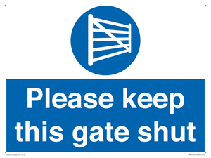 MV12024: Please keep this gate shut