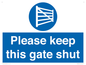 MV12024: Please keep this gate shut