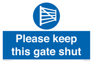 MV12024: Please keep this gate shut