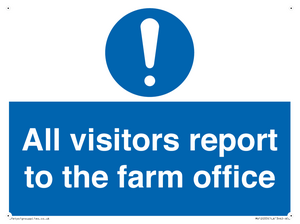 MV12033: All visitors report to the farm office