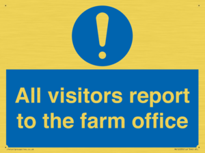MV12033: All visitors report to the farm office