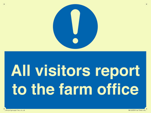 MV12033: All visitors report to the farm office