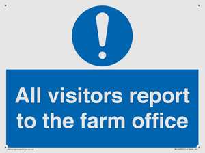 MV12033: All visitors report to the farm office