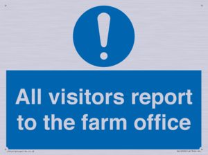 MV12033: All visitors report to the farm office