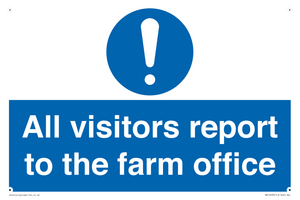 MV12033: All visitors report to the farm office