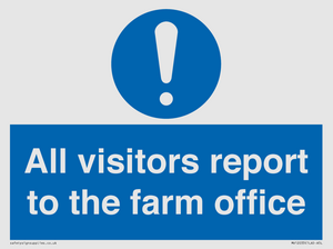 MV12033: All visitors report to the farm office