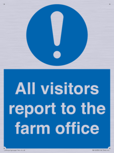 MV12033: All visitors report to the farm office