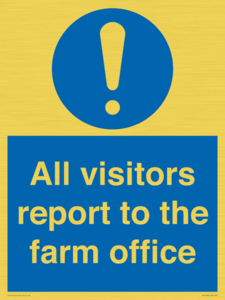 MV12033: All visitors report to the farm office