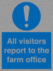 MV12033: All visitors report to the farm office