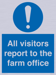 MV12033: All visitors report to the farm office