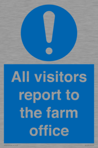 MV12033: All visitors report to the farm office
