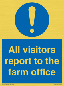 MV12033: All visitors report to the farm office