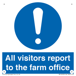 MV12033: All visitors report to the farm office