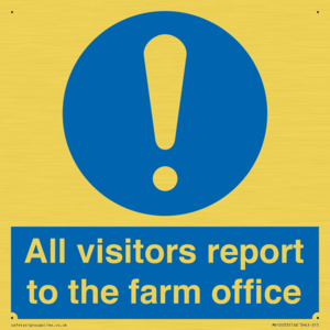 MV12033: All visitors report to the farm office