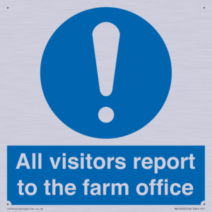 MV12033: All visitors report to the farm office