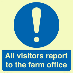 MV12033: All visitors report to the farm office