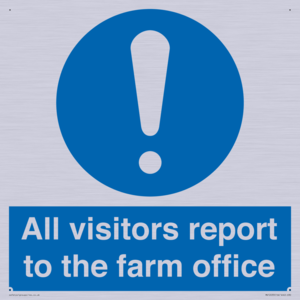 MV12033: All visitors report to the farm office