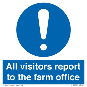 MV12033: All visitors report to the farm office