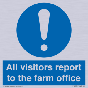 MV12033: All visitors report to the farm office