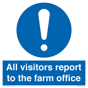MV12033: All visitors report to the farm office