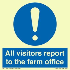 MV12033: All visitors report to the farm office